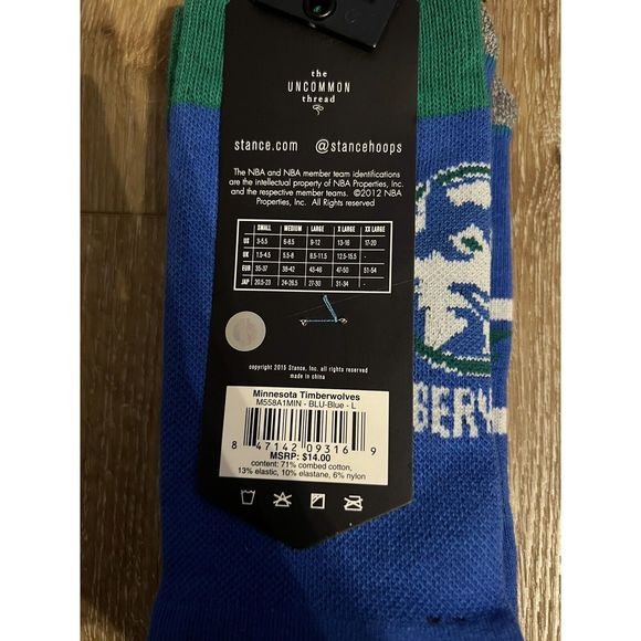 Stance NBA Minnesota Timberwolves  "NBA Legends" Men's - Picture 3 of 3